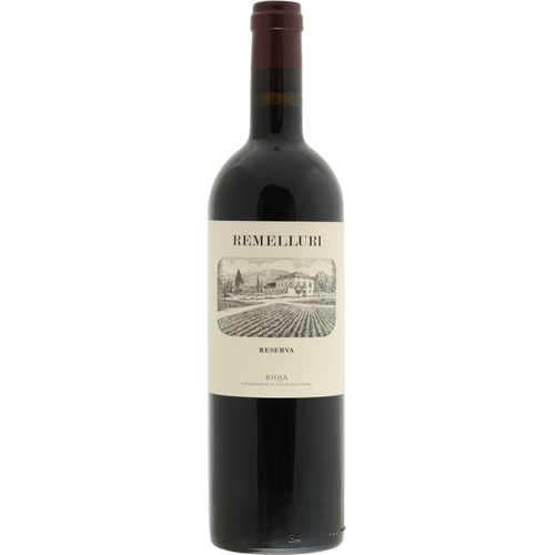 Productfoto Remelluri Rioja Reserva; etiketjaargang kan afwijken