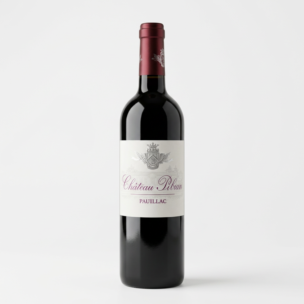 Fles Château Pibran 2021, rode Pauillac