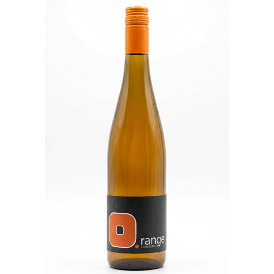 Fles Christoffel Riesling Orange, oranje wijn Moezel