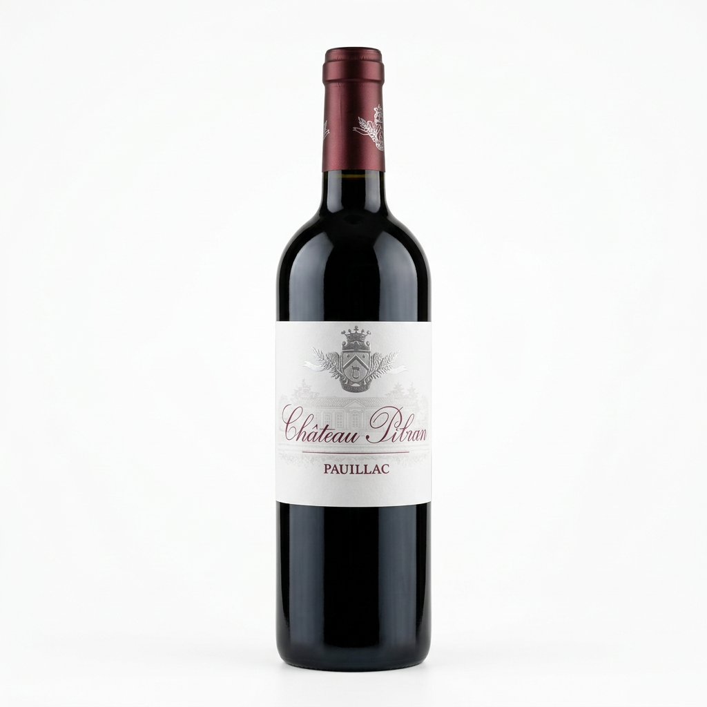 Fles Château Pibran 2018, rode Pauillac
