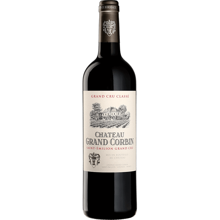 Fles Château Grand Corbin 2015, rode Saint-Émilion