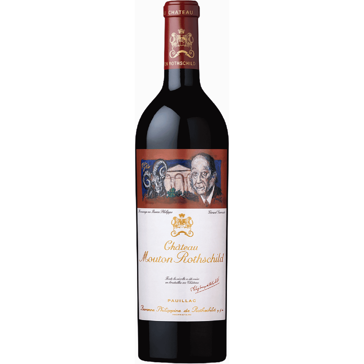 Fles Château Mouton Rothschild 2022, rode Pauillac