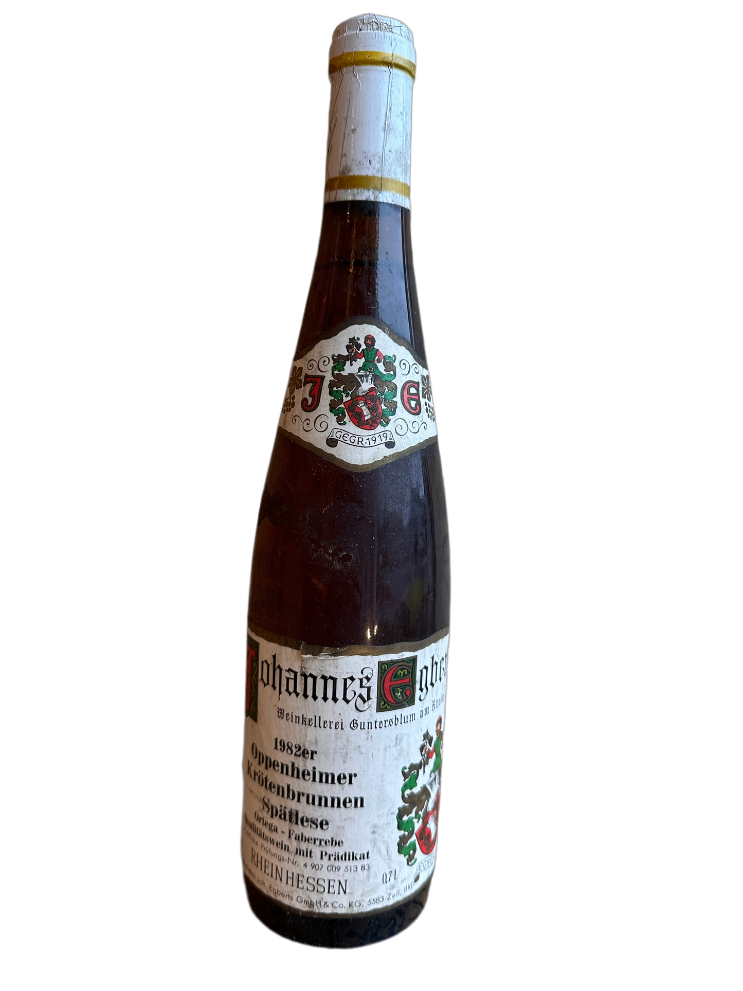 Johannes Egberts Oppenheimer Krötenbrunnen Spätlese 1982