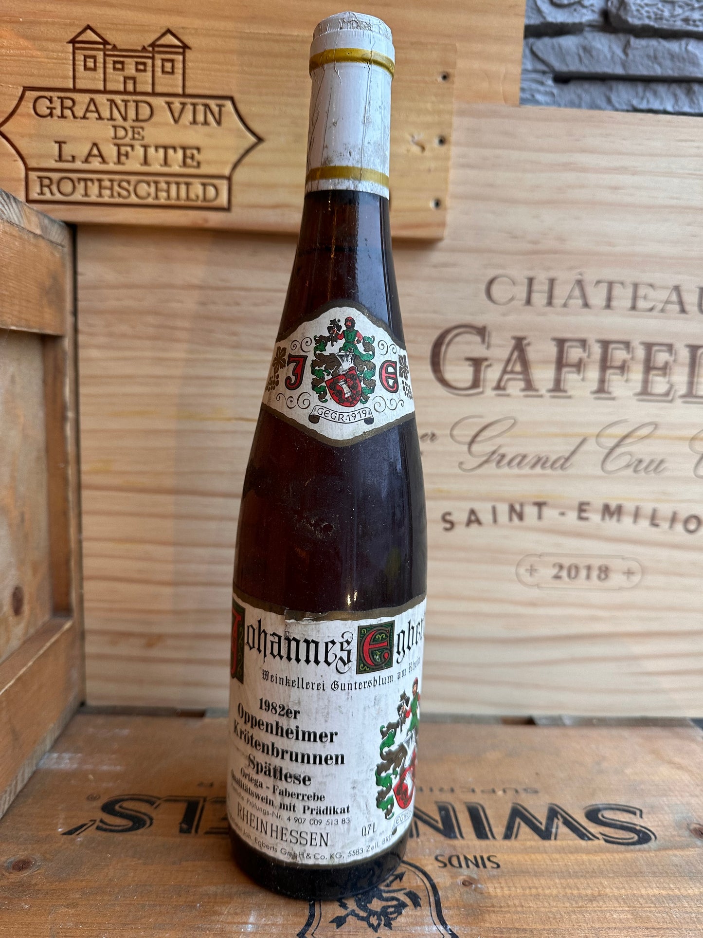 Johannes Egberts Oppenheimer Krötenbrunnen Spätlese 1982