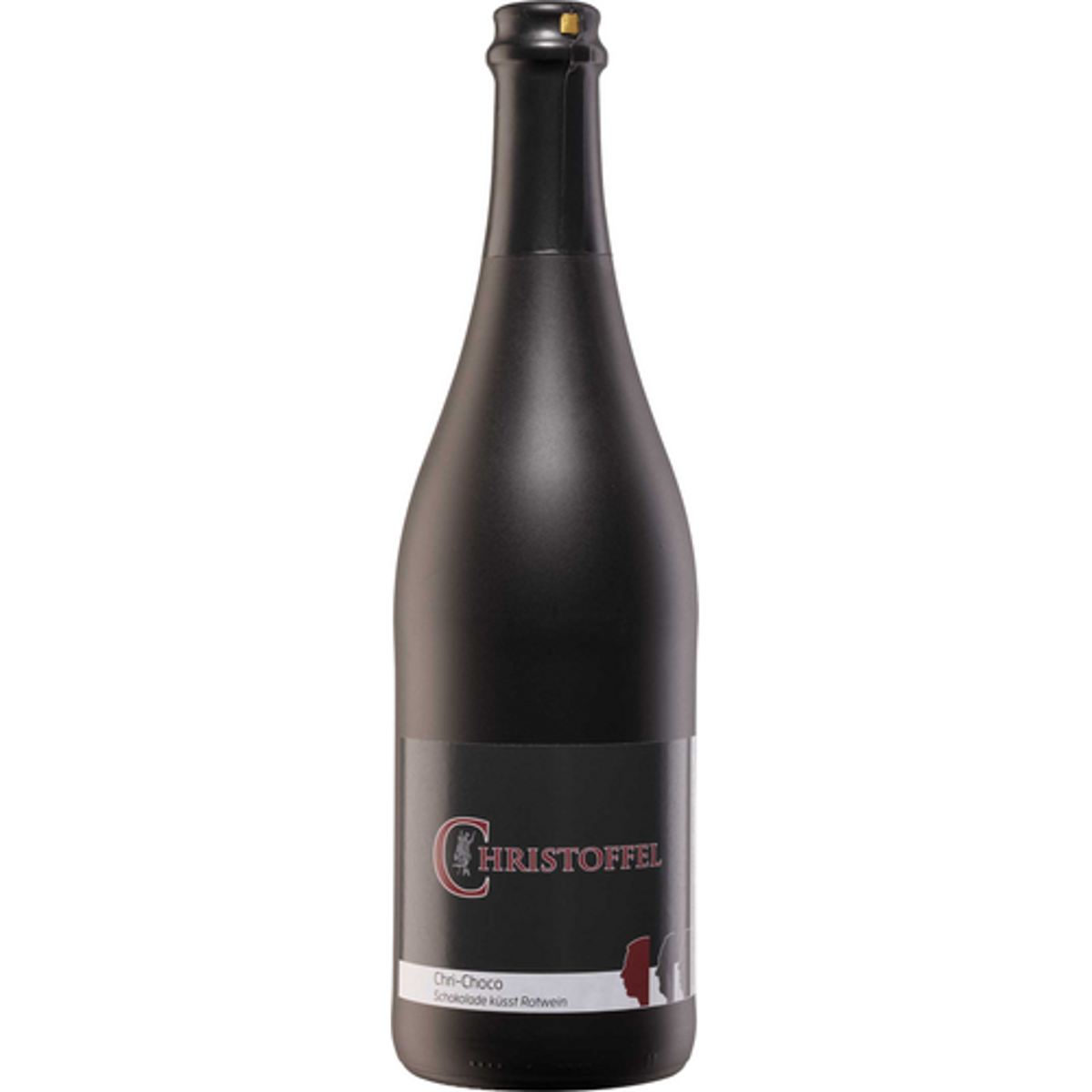 Fles Christoffel Chri-Choco, mousserende rode wijn Moezel