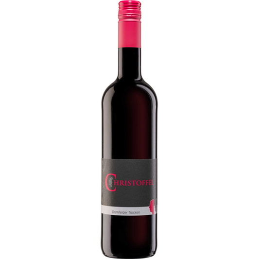 Fles Christoffel Dornfelder trocken, rode wijn Moezel