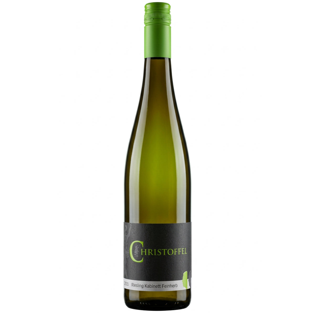 Fles Christoffel Riesling Feinherb 2020, witte wijn Moezel
