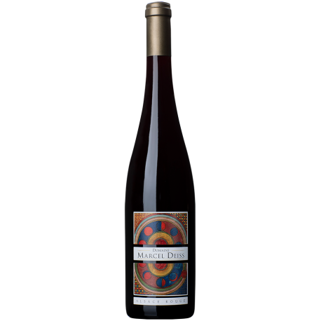 Marcel Deiss Alsace Rouge 2023 fles – biodynamische pinot noir uit de Elzas