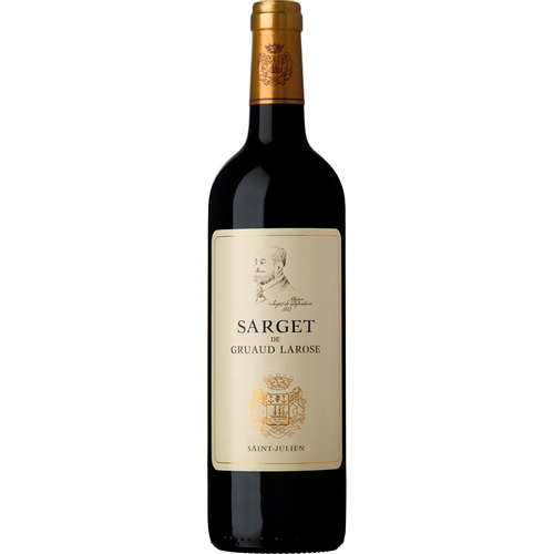 Fles Sarget de Gruaud Larose 2018, rode Saint-Julien